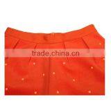 Fashion Woolen Winter Wide Leg Ladies Short Pants in Orange thumbnail-3