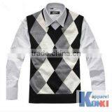 Fashion Mens Cashmere Vest/ Good Quality Cashmere Sleeveless thumbnail-1
