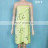 100% Polyester Microfiber Printed Bath Towel Hotel Towel Closeout,140805a