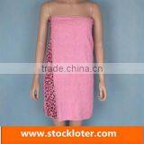 2015 Cotton Dobby Stock Lots Embroidered & Jacquard Cotton Bath Towels Stock thumbnail-1