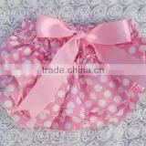 New Arrival Cute Baby Ruffle Bloomer With Bowknot, Baby Diaper Cover for Infant thumbnail-2