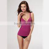 One-Piece No Rims With Chest Pad Deep V-neck Sexy Vest Harness thumbnail-3