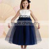 Cute Baby Strap Tulle Flower Ball Gown Flower Girl Dress thumbnail-1
