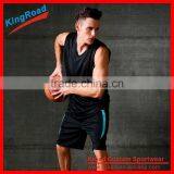 Moisture-wicking Best Basketball Uniform Design Color Black thumbnail-1