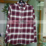 Men's Red/black Multi Color Check Flannel Shirt thumbnail-1