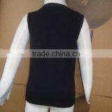 Baby Kids V-neck Button Down Sleeveless Sweater Vests With Pockets thumbnail-4
