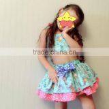 Beautiful Girl Bikini Images Stripe Underwear With Big Bowknot thumbnail-5