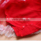 New Year Baby Girls Ruffle Tulle Rompers Clothes Kids Red Santa Baby TuTu Romper thumbnail-2