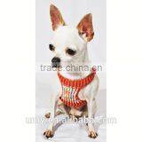 Velcro Dog Harness Vest Handmade Crochet Earth Colorful Pet Leash Comfy for Puppy Teacup Chihuahua thumbnail-2