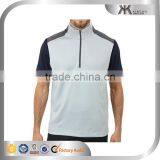 Custom Design High Quality Golf Shirts Quick Dry Zipper Golf Shirt thumbnail-1