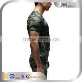 Exercise Equipment Fitness Apparel Men OEM Clothing Sublimation Camouflage Fabric T-shirt Men's Clothing thumbnail-3