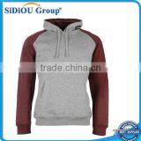 Long Sleeve Two Color Hoodies Pullover Hoodie thumbnail-1