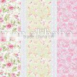 Flower Printed Polyester Brushed Fabric for Bed Sheet thumbnail-1