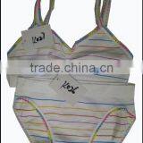 Yong Lady Stripes Seamless Bra and Panty Set thumbnail-1