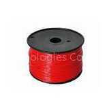 red Plastic 3D printer material / 1.75mm ABS filament for Makerbot UP 3D printers
