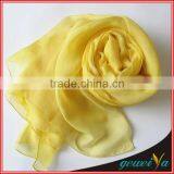 Custom Any Size Chiffon Silk Scarf Solid Color