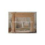 Beige Marble Fireplace thumbnail-1