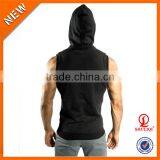 Good Quality Custom Hoodies ,men Sleeveless Hoodies With Caps H-934 thumbnail-2