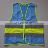 High Visibility Kids Blue Reflective Safety Vest