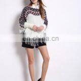 2016 Autumn Latest Fancy Tops Wool Sweater Design for Girls Cashmere Poncho thumbnail-2