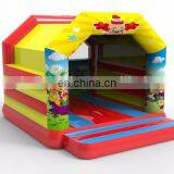 2017 High Quality New Design Cheap Movable 0.55mm PVC Inflatable Small Bounce House for Sale thumbnail-3