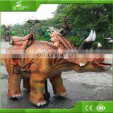 KAWAH 3.5 Meters Long Dinosaur Rides Robotic Triceratops Ride thumbnail-4