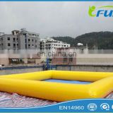Hight quality yellow inflatable pool for bumper boat