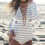 2016 Xxx Hot Sex Bikini Hight Quality Long Sleeve Top Anti -uv Swimwear thumbnail-1