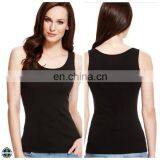 T-WV501 Plain Color Women Spandex Cotton Gym Tank Tops in Bulk