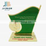 High Quality Blue Colors Paint Metal Trophy Cup thumbnail-3