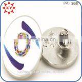 Brass Material Synthetic Enamel Lapel Pins With Butterfly Clutch thumbnail-1