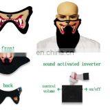 Lighting EL Mask Panel EL Facial Mask for Halloween thumbnail-4