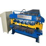 Fast Speed Double Layer Color Coated Wall And Roof Panel Cold Roll Forming Making Machine With Good Quality