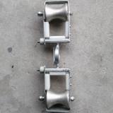 Double OPGW Pulley; Replacing Pulley; Fiber Cable Replace Roller thumbnail-2