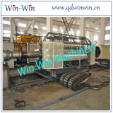 Single Wall Corrugated 35kgh Plastic Pipe Production Line