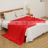 TEX-CEL OEM Worm Touch Super Soft Polyester Winter Red Flannel Fleece Blanket thumbnail-2