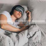 2020 Comfortable Solid Color Grey Water Wash King Cotton Bedding Duvet Cover Set thumbnail-2