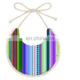 Newborn Soft Minky Bibs Infant Round Shape Droob Bibs thumbnail-5