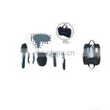 Black Pet Dog Tool Brush Scissors Dog Grooming Set thumbnail-1