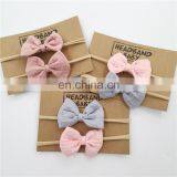 Organic Muslin New Born Baby Headband Cotton thumbnail-6