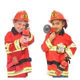 Latest Toddler Fireman Costume Baby Firefighter Costume With Toy Accessories thumbnail-1