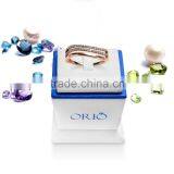 14K Rose Gold Ring With Diamonds thumbnail-3