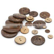 Around Brown Sewing Garment Natural Coconut Shell Buttons thumbnail-1