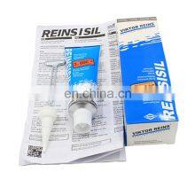 High-temper Waterproof Fireproof  Rtv Silicone Sealant  REINSISIL Gasket Maker with Blue Box and Specification