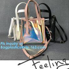 Promo PVC Plastic Shopping Handle Bag, Handling Clear Pvc Blanket Bags, Handle Reusable Clear Vinyl Pvc Cosmetic Bags thumbnail-4