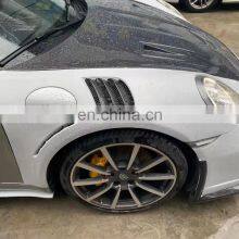 Runde FRP Or Half Carbon For Porsche 911-991.2 Upgrade GT3RS Style Body Kit Front Rear Bumper Lip Side Skirt Fender Hood Spoiler thumbnail-2