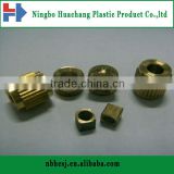 brass/bronze/copper knurled insert,knurled insert nut