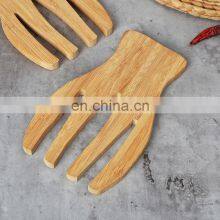 Amazon Hot Sale Salad Claws Set Multifunctional Hotel Restaurant 2 Pieces Bamboo Salad Hands thumbnail-1