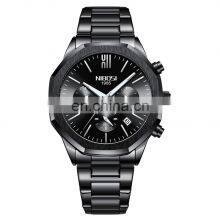 Dropshipping NIBOSI 2519 Luxury Reloj Stainless Steel Back Japan Movt Watches for Men Original thumbnail-2