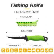 High Quality Outdoor Sports Equipment Knives For Fishing Willet Knife Fishing TPR&ABS Handle Black thumbnail-2